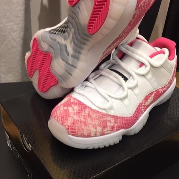 Jordan Shoes - Air Jordan Retro 11 Lows “Pink Snake Skin”